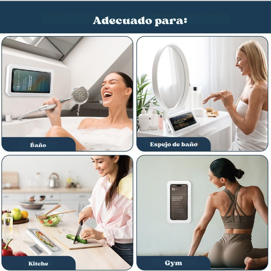 Soporte impermeable para teléfono